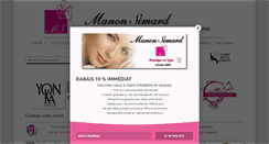 Desktop Screenshot of manonsimard-boutique.com